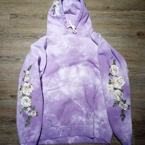 Civil Regime floral rose hoodie